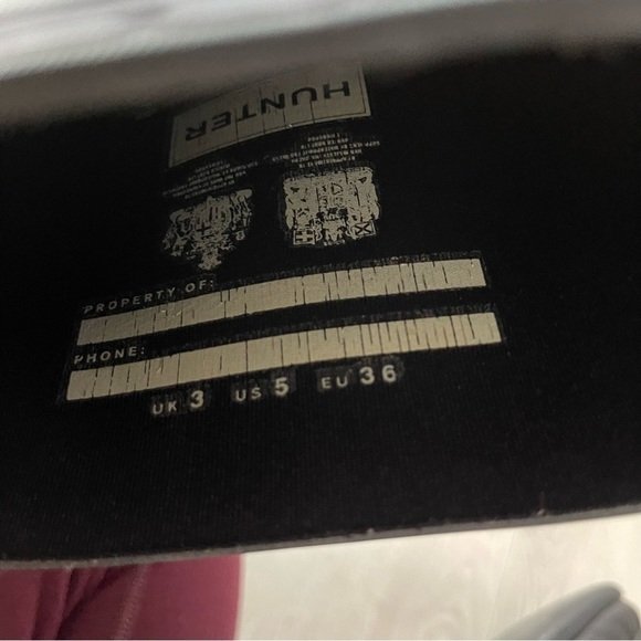 Hunter Rubber tall Rain Boots size 5 - Picture 10 of 15